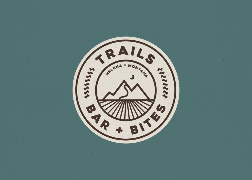bar logo nature mountains