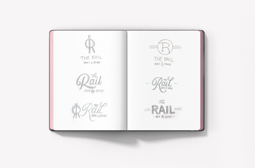 sketch rails logo design