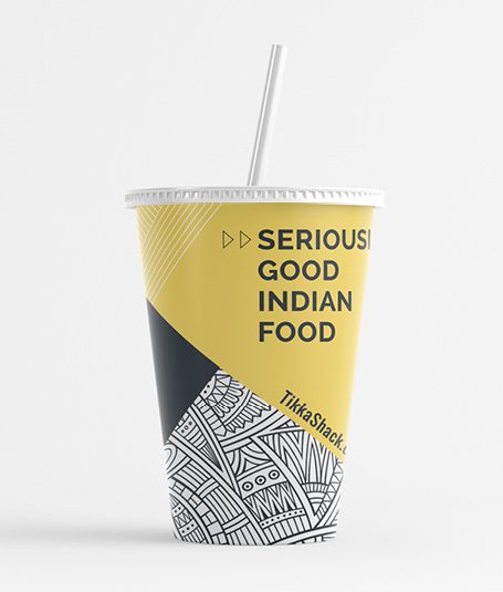 Indian Restaurant Cup Design - Branding