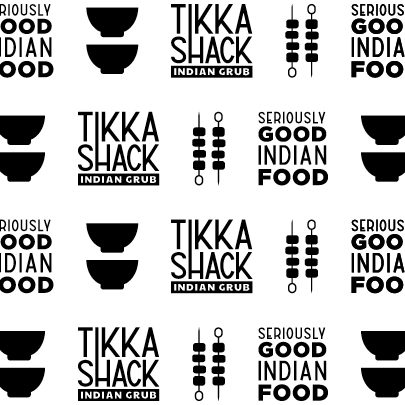 Indian Restaurant logo design concepts by a Nashville branding agency