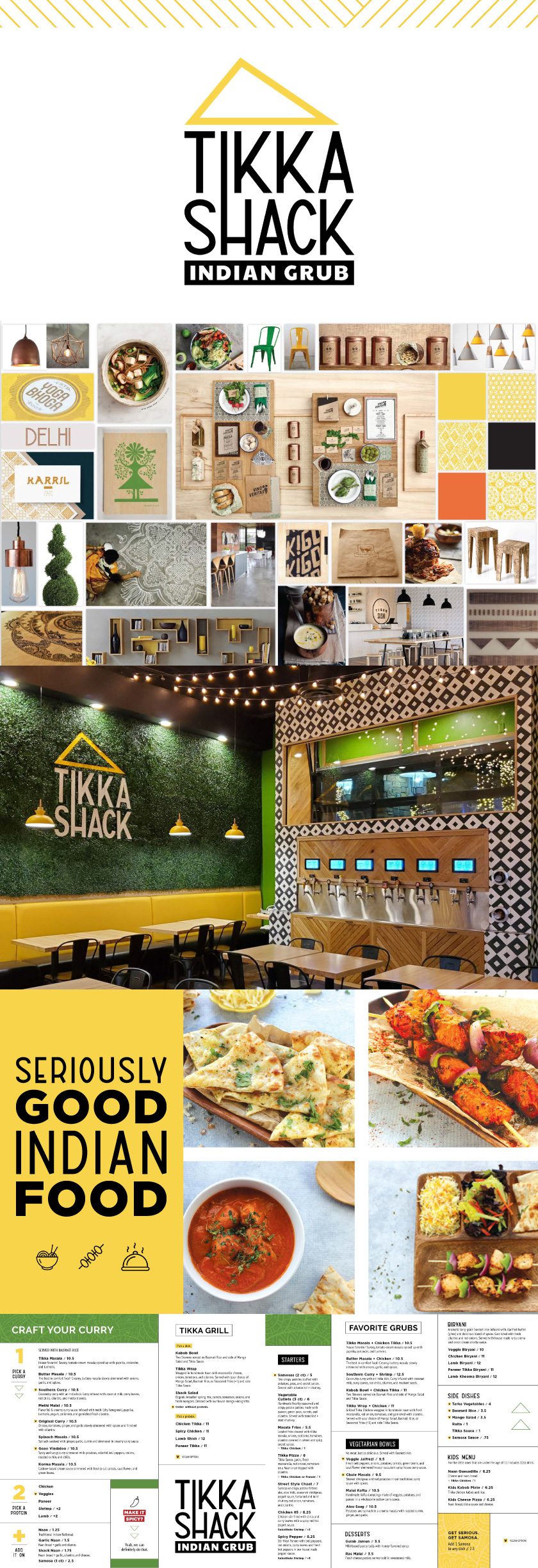 Tikka Shack Indian Grub Restaurant Branding