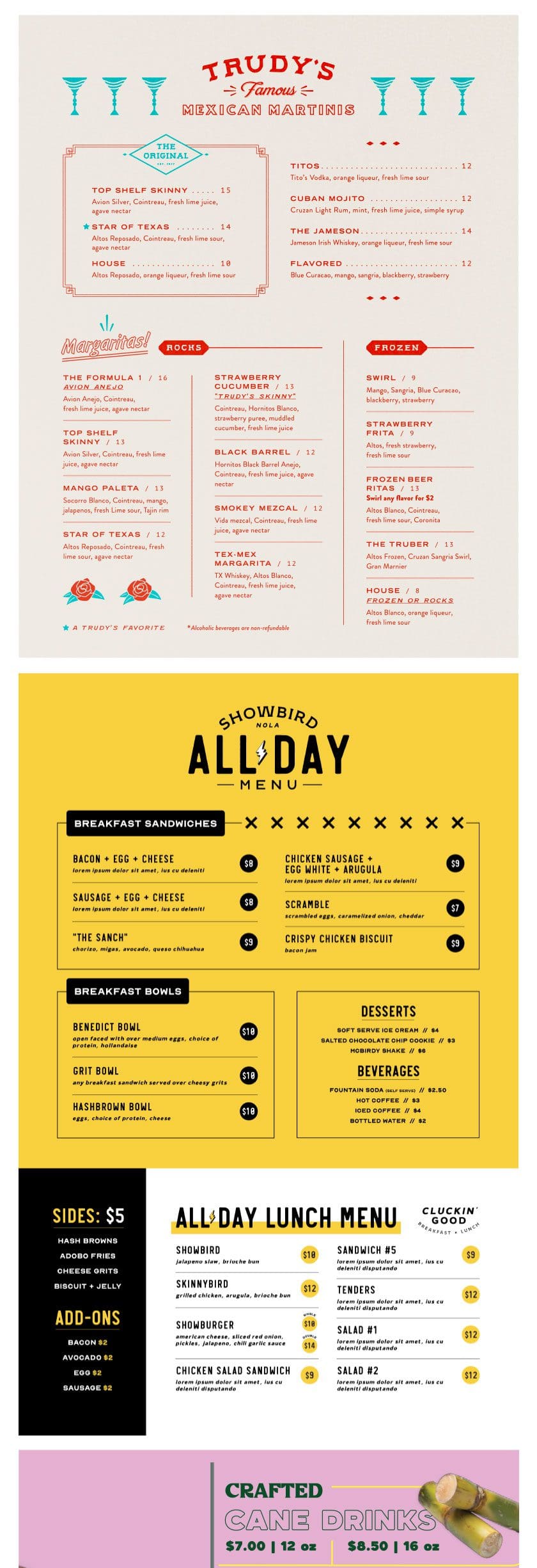 Bold Menus and Restaurant Brands