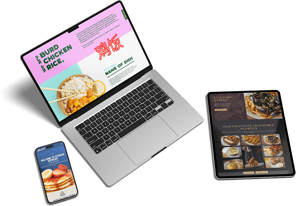 Ice Cream Restaurant Web Design